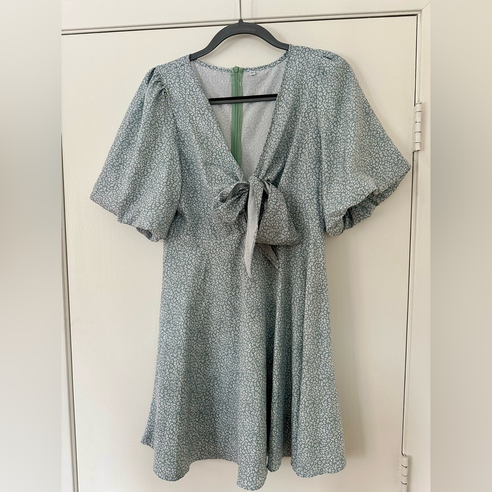 Bow Tie Mini Dress